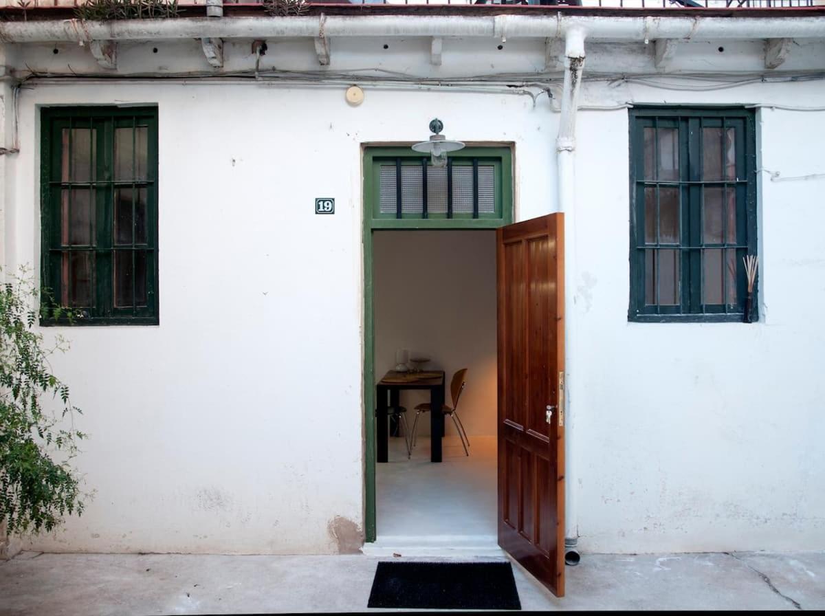 Casita Artista En Bello Edificio Barrio Ruzafa Valenza Esterno foto
